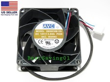 AVC Fan 2B08038B12S 12V 3.84A 80x80x38mm 4-pin PWM Server High Speed Violent Air