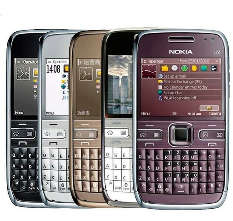 Original Nokia E72 Unlocked 3G network WIFI GPS Mobile Phone 5MP 