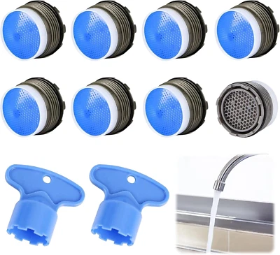 MARKENLOS 8 Stück Perlatoren Für Wasserhähne,Wasserhahn Sieb,Strahlregler Wasserhahn,Sieb