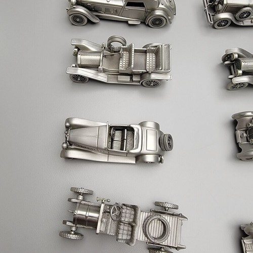 BRAND NEW Lot 18 Danbury Mint Pewter Cars Original Packaging & certificates RARE - Picture 5 of 11
