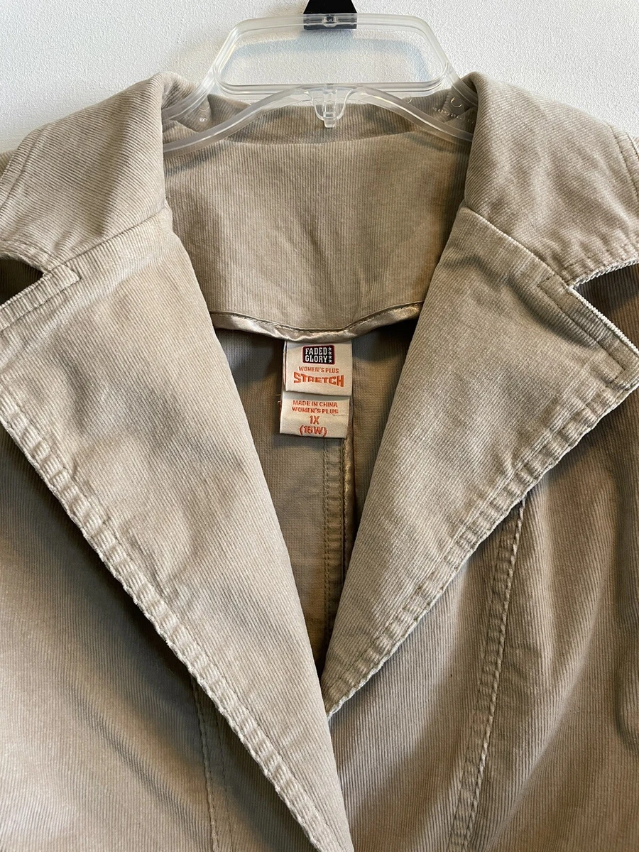 Faded glory corduroy best sale jacket