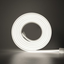 Neon COB LED Strip Lights 220V Main UK Plug Flexible Tape Lamp IP67 Waterproof
