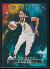 Zia Cooke 2023 Panini Origins WNBA Teal Jersey Number RC Rookie #9 1/35