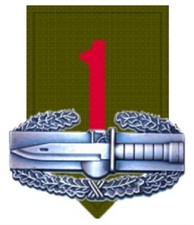 Address Labels - 1st Infantry Division  Big Red One w/CAB