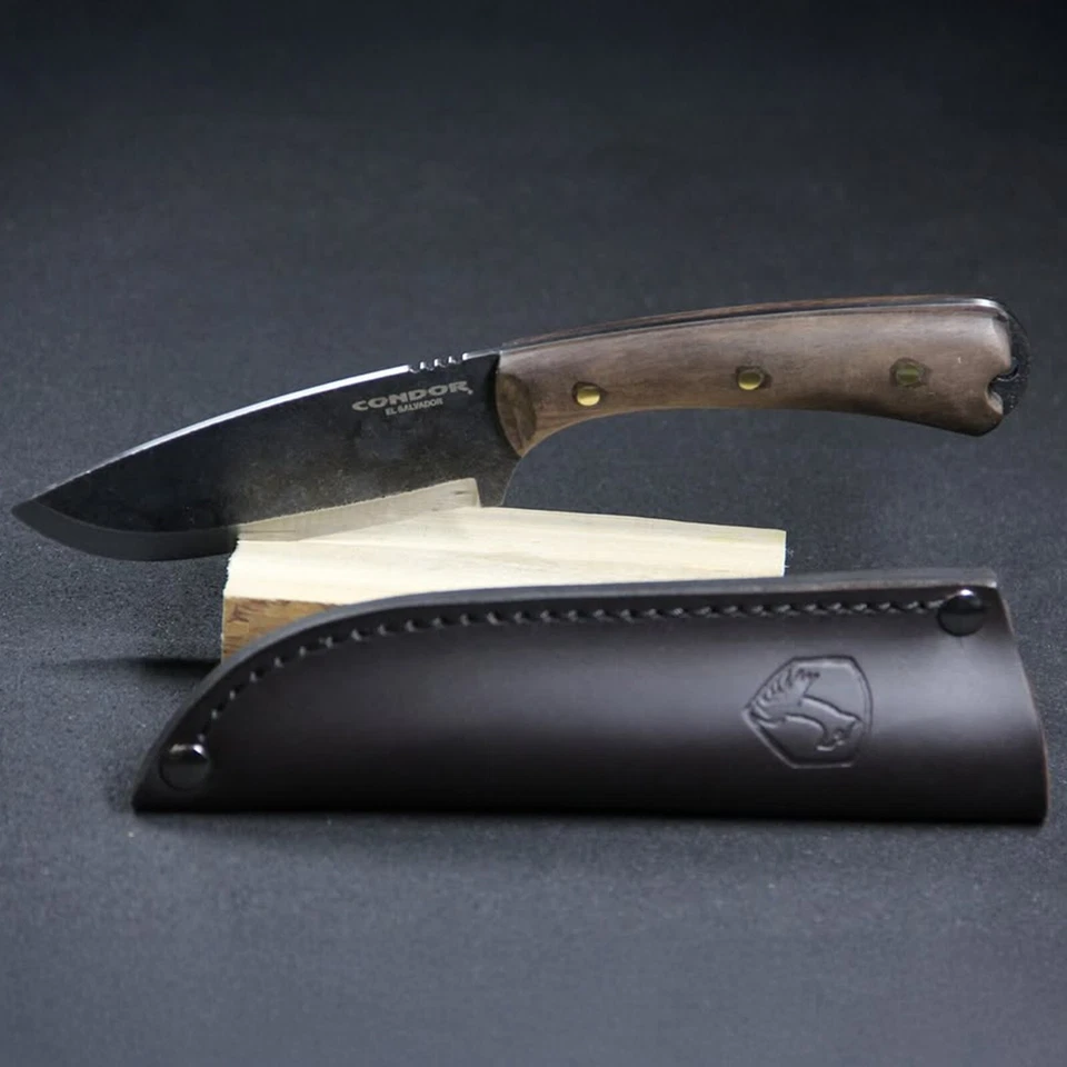 Cuchillo de hoja fija Condor Sip Full Tang 4,5" BattlBox edición limitada caza EDC Foto 3 de 4