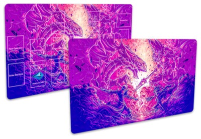 No.3425 Yugioh TCG Playmat Seto Kaiba Blue Eyes Dragon Yami Yugi Dark Magician
