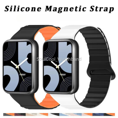 Soft Silicone Sport Loop Band Strap For Xiaomi Mi Band 8 9 Pro/Redmi Watch 4 5 6