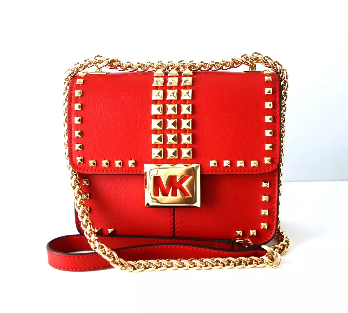 Sac bandoulière michael kors clearance rouge