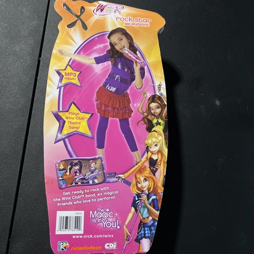 Microfono WINX CLUB Rock Star 2012 riproduce canzone a tema - Inoltre ha ingresso MP3 - NUOVO. - Foto 5 di 5