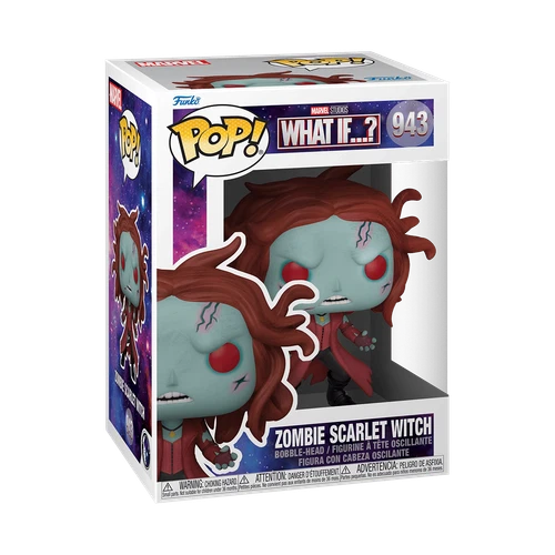 Funko Pop! Vinyl: Marvel - Zombie Scarlet Witch #943 ( BOBBLEHEAD ) IN PROTECTOR