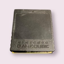 Official Nintendo GameCube GC Black Memory Card 251 Blocks OEM DOL-14 TESTED
