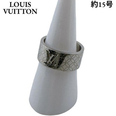 Louis Vuitton Berg Champs Elysees Ring XS Ring Size 15 M65456 Silver Men Women