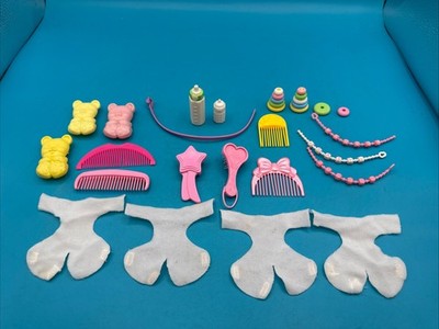 1980s My  Little Pony G1 MLP Nursery Accessories Lot 21 Diapers bottles Combs