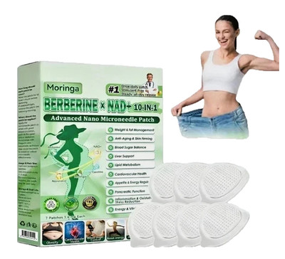Moringa Berberine 10-in-1 Advanced Nano Microneedle Patch (7pcs/box)