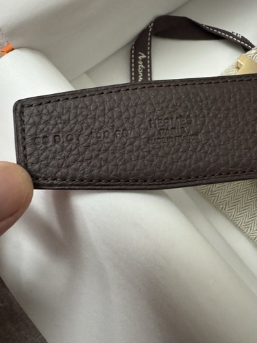 $1070 Hermes Constance Buckle & Reversible Leather Belt 38mm Noir/Ébène 36”/90cm - Picture 7 of 11