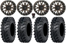 System 3 ST-3 15" Wheels Bronze 30" MT911 Tires Can-Am Maverick X3