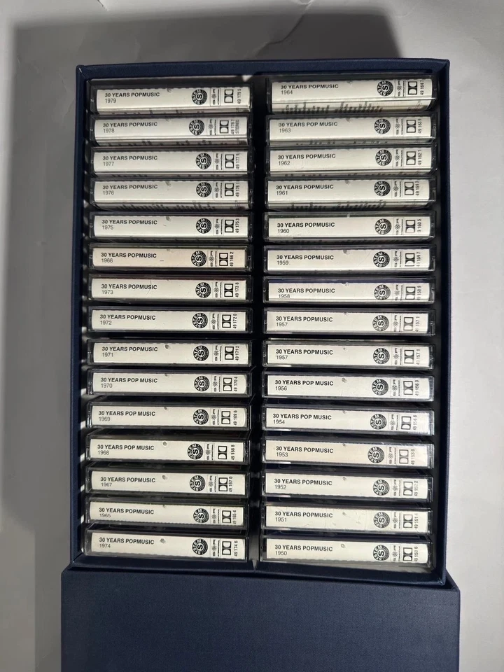30 Years of Popmusic Kassette Box Set 1950–1979 • Sammler Rarität - Bild 2 von 4