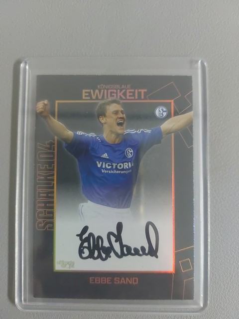 Ultimate Dropz FC Schalke 04 - Ebbe Sand On Card Legend Auto 03/26