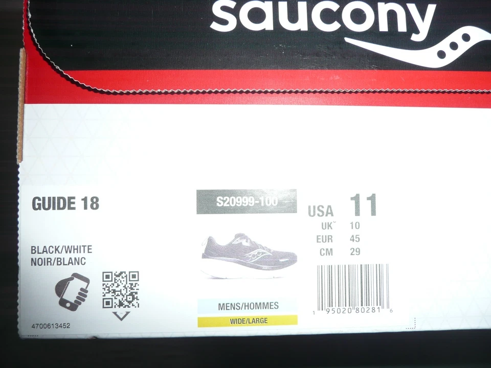Laufschuhe Saucony Guide 18 wide (2e), Größe 45 , Aussteller, neu - Bild 2 von 4