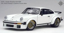 EXOTO 1/18 Porsche 934 RSR 1976 Works Prototype White w/Official Box