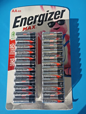 Energizer MAX E91TP224 AA Alkaline Batteries 48 Pack  - BRAND NEW 0.40 per gallon