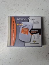 Sega Dreamcast Performance 200 Block Memory Card w/ Case
