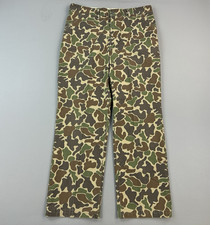 Vintage SafTbak Pants Mens 36x31 Frog Skin Camo Outdoor Hunting Made In USA