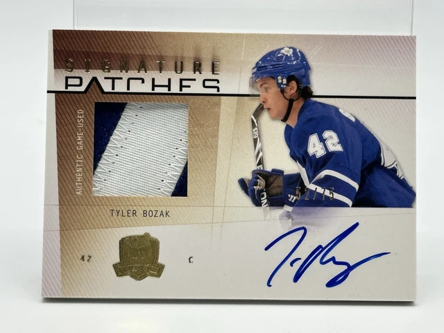 09-10 UD Upper Deck The Cup Signature Patches  Tyler Bozak  /75  Patch  Auto