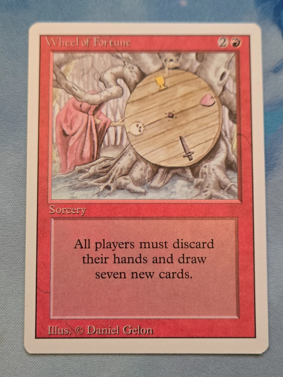 Wheel Of Fortune In Individual Magic: The Gathering Cards for sale