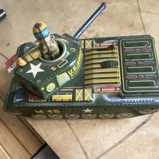 Vintage Tin U.S. Army M45 Tank Toy for Collectors, 17 Years  Up