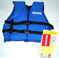 Revere 407B Youth Life Vest 50-90 Lbs Blue
