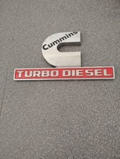 2013-2018 Dodge Ram Cummins Turbo Diesel Fender Emblem 2013-2018 Dodge Ram Cummins Turbo Diesel Fender Emblem