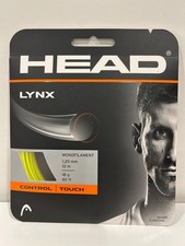 Brand New Head Lynx 18 Gauge 1.20mm Tennis String Set Yellow