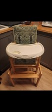 Babystart Baby Toddler wooden High chair removable tray chair & small table 