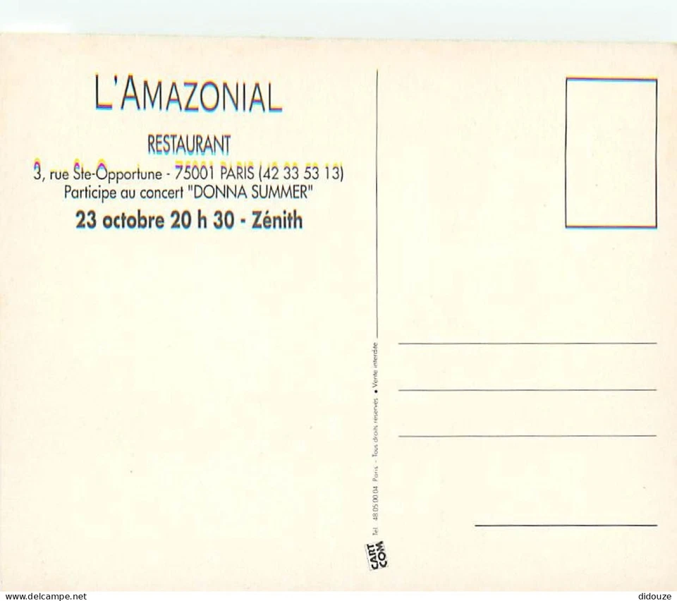Carte Postale - Musique - Donna Summer - Carte Neuve - CPM - Voir Scans Recto-Ve - Photo 2/2
