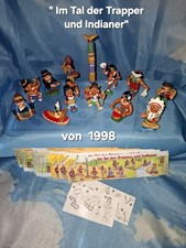 Ü- Ei Kommplettserie  " Im Tal der Trapper &  Indianer " ,  von 1998 TOP   