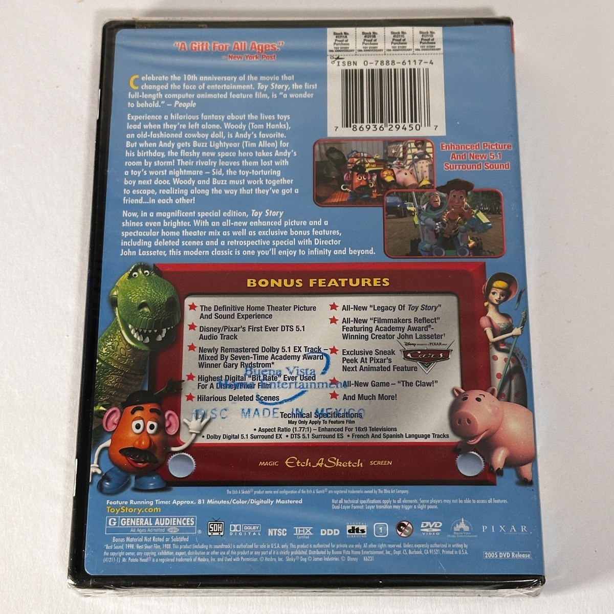 Toy Story - 10th Anniversary Edition- BRAND NEW - 2 DISC DVD SET