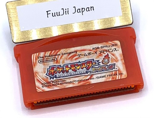 Pokemon Fire Red Japanese GameBoy Advance Authentic GBA Game Cleaned Tested - Picture 7 of 18