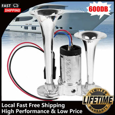 Super Loud Truck Train Horns Kit W Air Compressor For 12v Suv Trucks Cars Boat Super Loud Truck Train Horns Kit W Air Compressor For 12v Suv Trucks Cars Boat