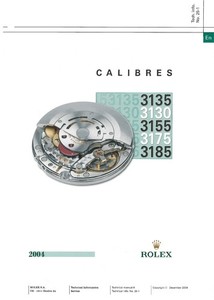 ROLEX MANUAL 2010 A TECHNICAL SERVICE CATALOG INFO SERVICE SPARE PART TECHNICAL