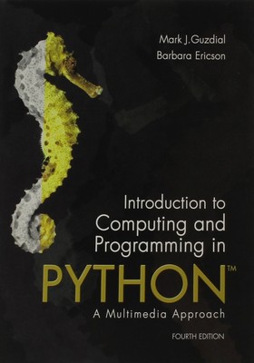 Introduction to Computing and Programming in Python