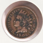US Rare Old West 1905 Indian Head Penny Coin American Collection Shield Cent USA