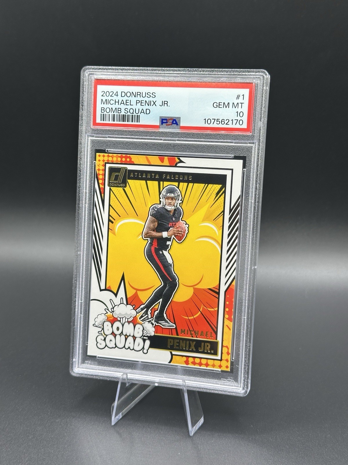 Michael Penix Panini Donruss Bomb Squad #1 Base