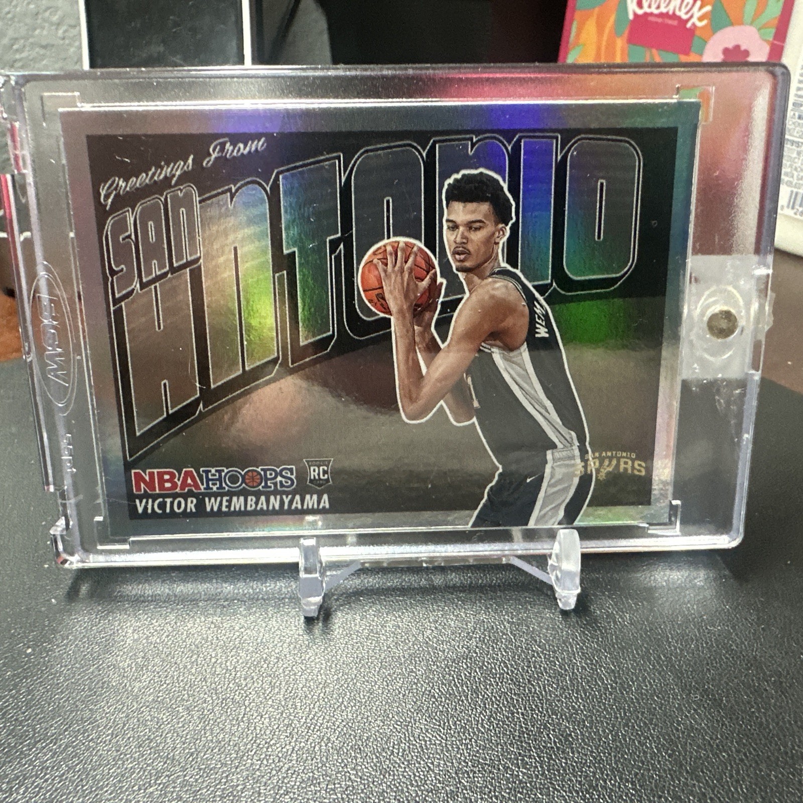 2023-24 Panini NBA Hoops - Rookie Greetings Victor Wembanyama #1 Winter (RC)