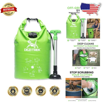 #ad High Capacity Manual Washer 4.4lb Loads Waterproof Durable Off Grid Laundry $132.29