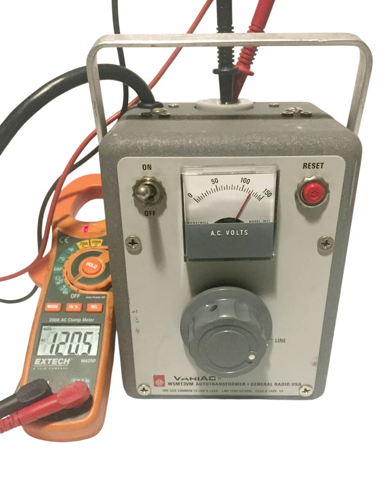 General Radio Metered Variac Autotransformer Variable Power Transformer W5MT3VM - Image 4 of 4