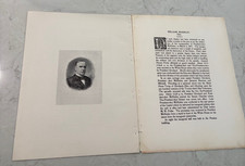 President William McKinley from 1901 President Mckinley Inaugural Souvenir Book