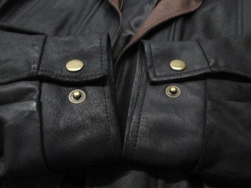 Gorgeous SCULLY 2-tone brown/black leather bomber Harrington jacket XXL Mint U39 - Picture 9 of 13