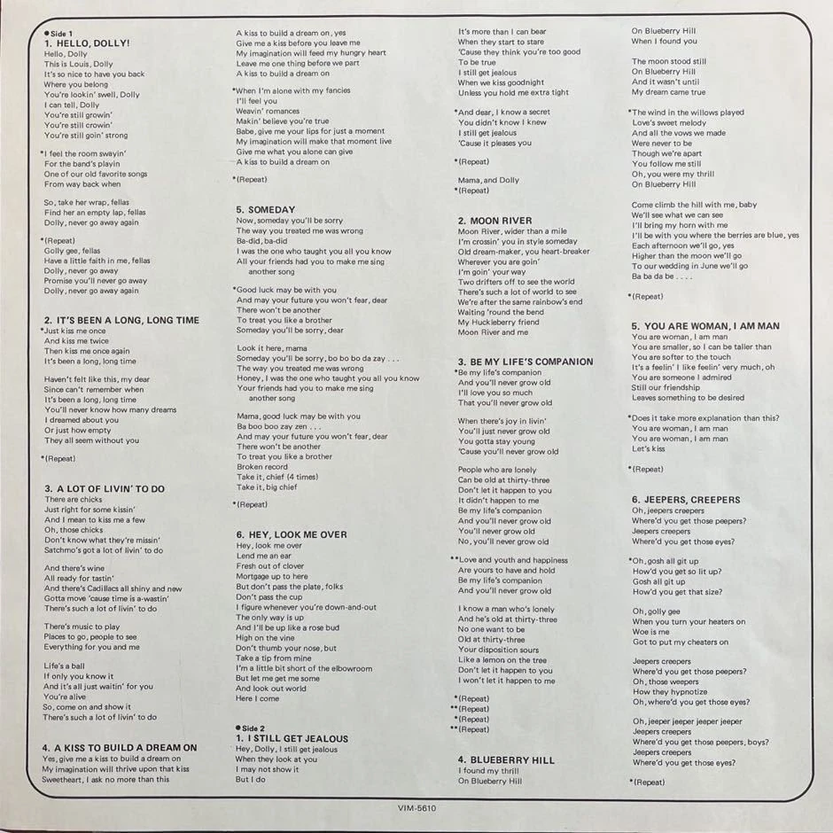 LP Jazz/Louis Armstrong/Hello, Dolly! /VIM 5610/Obi/Louis Armstrong/Hello Dolly - Image 3 of 4