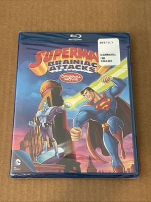 Superman: Brainiac Attacks (Blu-ray, 2006) Original Movie Brand New Sealed